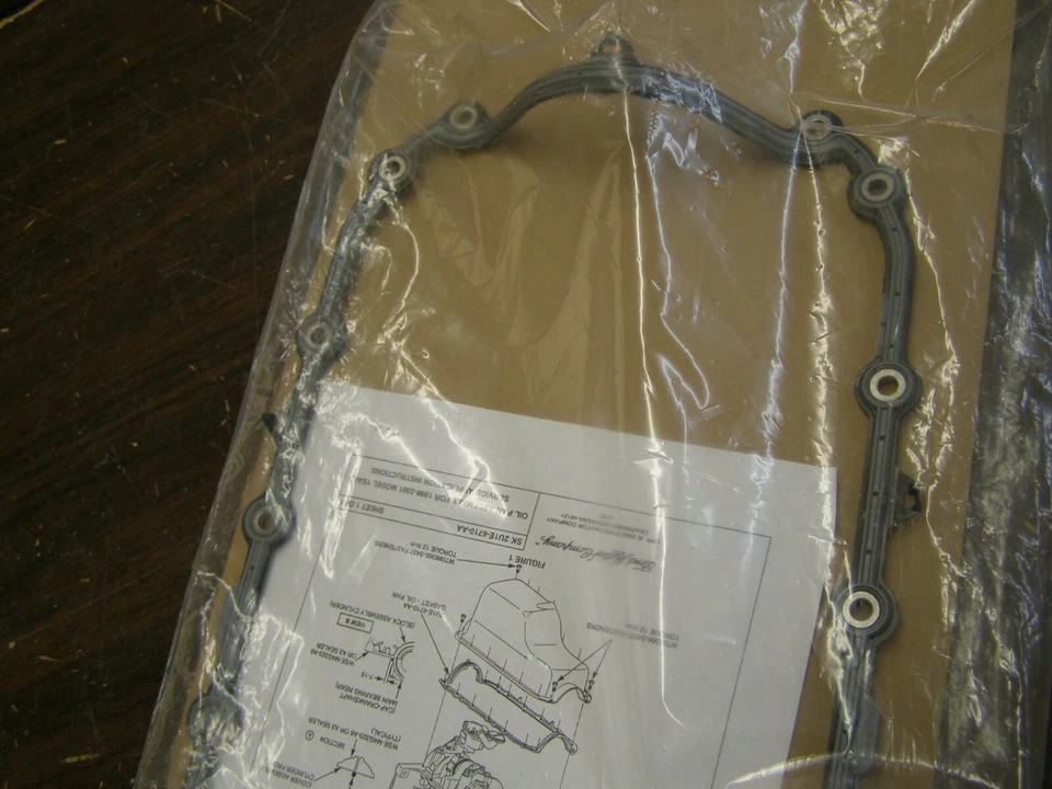 Прокладка масляного поддона 3,0 л для Ford 1986 2001 Ranger Taurus 1997 1998 1999 2000 новая из старых запасов от оригинального производителя - Изображение 3 из 4