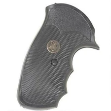 Pachmayr 03264 Gripper Grip S&W K/L Frame Square Butt Black Rubber