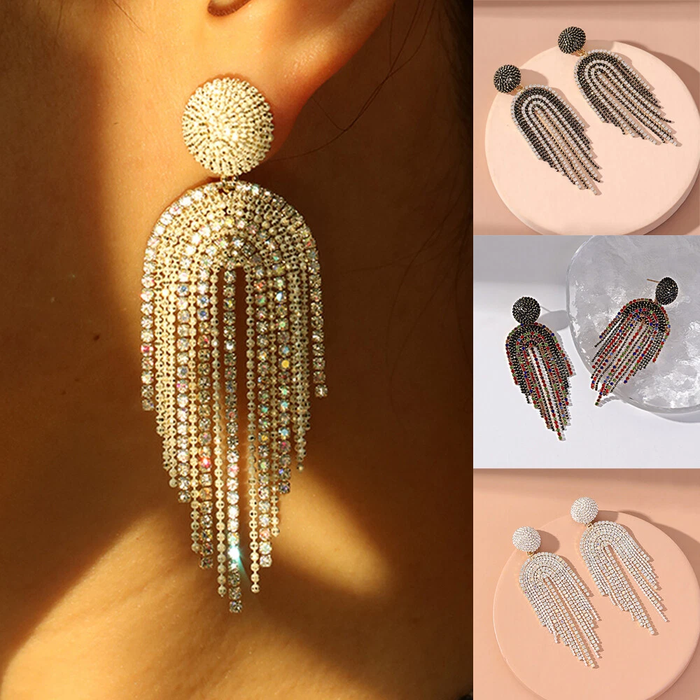 Cheap rhinestone hotsell earrings