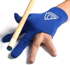CUESOUL Blue Pool Cue Gloves 10 PCS  For Pool Cue Stick Indoor Games,Billiards
