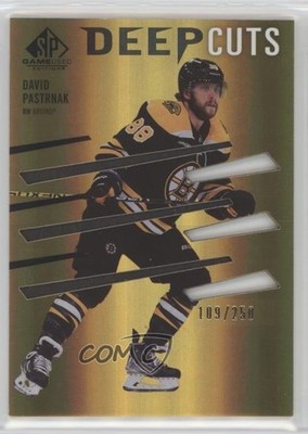 2023-24 Upper Deck SP Game Used Deep Cuts 109/250 David Pastrnak #DC-2 16fy
