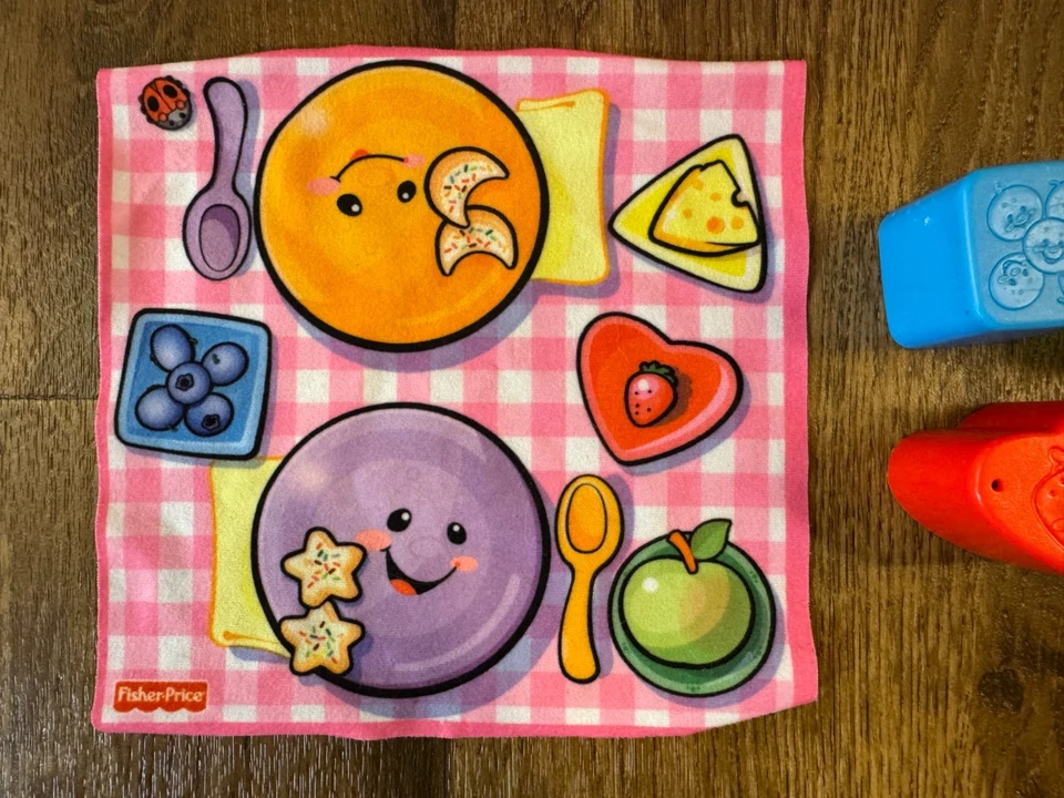 Fisher Price Laugh Learn Sweet Sounds Picnic Basket Music Shape Sorter Baby Toy - Image 3 of 4