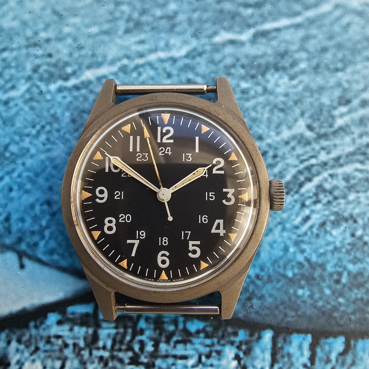 Vietnam 1969 Benrus MIL-W-3818B Military Field Men's Pilot Watch