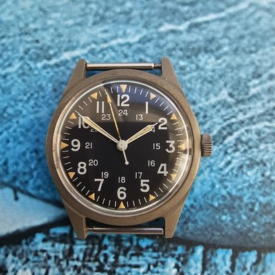 Vietnam 1969 Benrus MIL-W-3818B Military Field Men's Pilot Watch