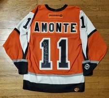 Vintage Koho Signed Philadelphia Flyers Tony Amonte Jersey Adult Small