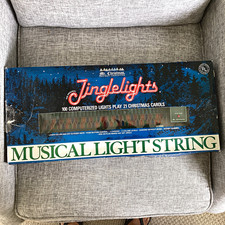 Cordon vert incandescent multicolore Mr Christmas JingleLights musical 101-150