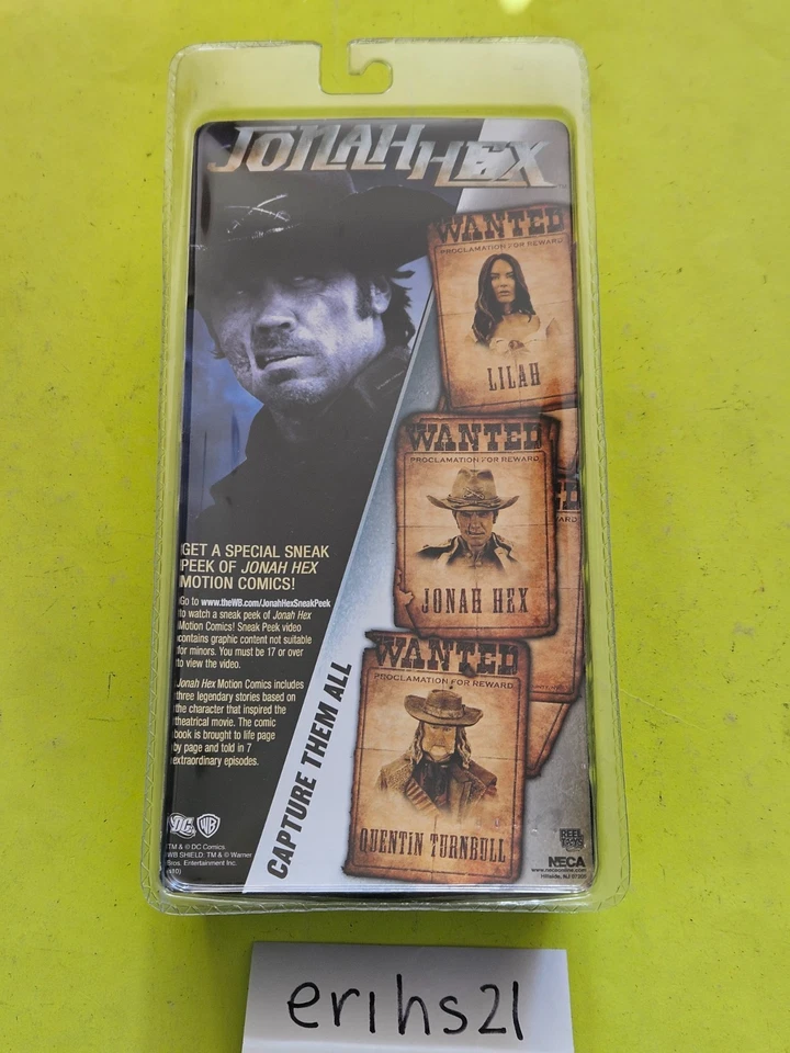 Figura de acción NECA Jonah Hex Lilah DC Comics Reel Boys 7" pulgadas TOTALMENTE NUEVA Foto 3 de 4
