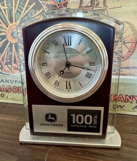 John Deere 100 Years Seeding Group Clock Moline IL