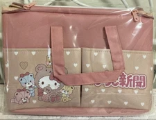 Hello Kitty Strawberry News No. 645 Collaboration Large Pocket Basket