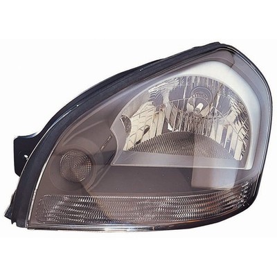 Replacement Clear/Gray Driver Head Light Assembly for 2005-09 Hyundai Tucson