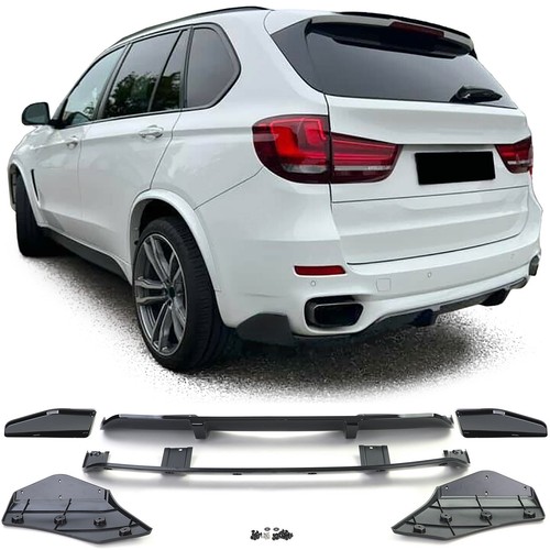 Heck Diffusor Performance Schwarz Glanz passend für BMW X5 F15 13-18 - Picture 1 of 7