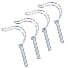 10mm x 60mm Pipe Pin Linch Lynch Pin Fastener Retaining Clip Trailer Tractor 4pc