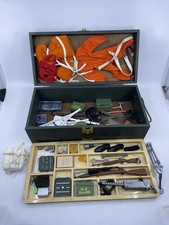 Vintage 1960s Hasbro Gl Joe Wooden Foot Locker + Clothing, Accessories & Weapons