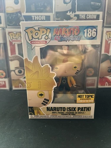 Funko POP Animation #186 Naruto Six Path Glow 2016 Hot Topic Exclusive Shippuden