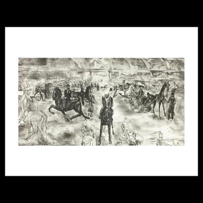 Francis Chapin - Horse Show, International Livestock Exposition, Chicago Art