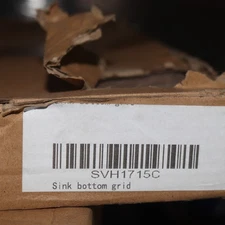 Serene Valley Sink Bottom Grid Centered Drain Stainless Steel 16-1/2" x 14-1/2"