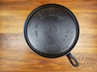 Griswold #9 Vintage Restored Cast Iron Griddle Large Block Logo (LBL) 609