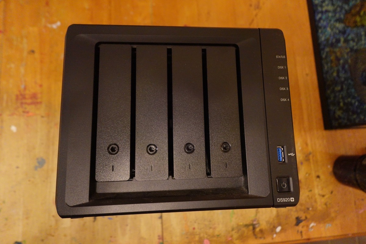 Synology DS920+ 4 Bay NAS DiskStation 4GB - Black for sale online