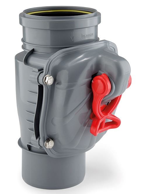 110mm Vertically Assembled Anti Flooding Backwater Valve Backflow Prevention