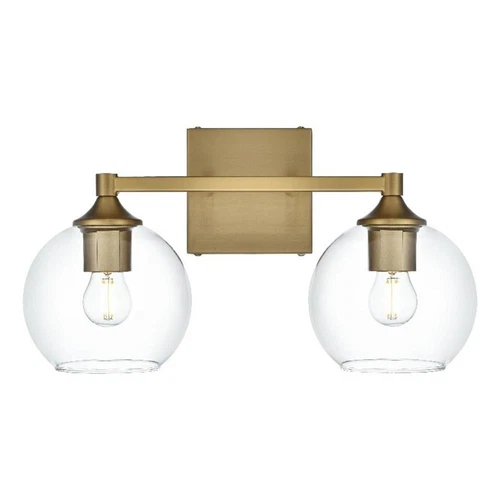 Living District 16" Wall Sconce In Satin Gold - Picture 1 of 8