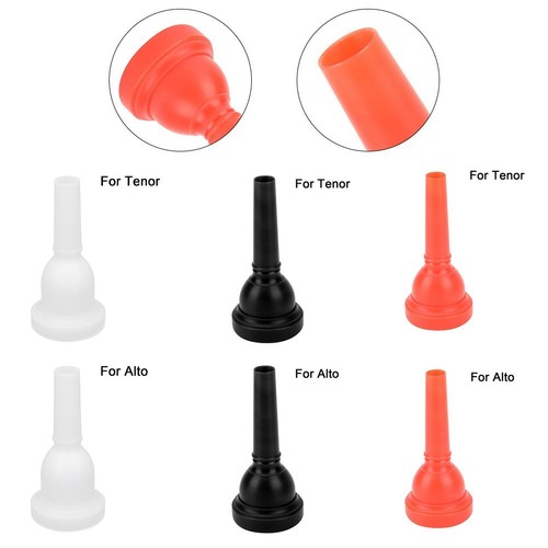 Mouthpiece Trombones Mouth Black Red White 10*4*4cm 1pc 39g ABS Brand New - Picture 3 of 23