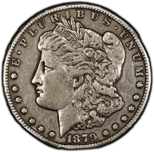 1879-CC Capped Die Morgan Silver Dollar - PCGS GOLD SHIELD VF - CARSON CITY KEY!