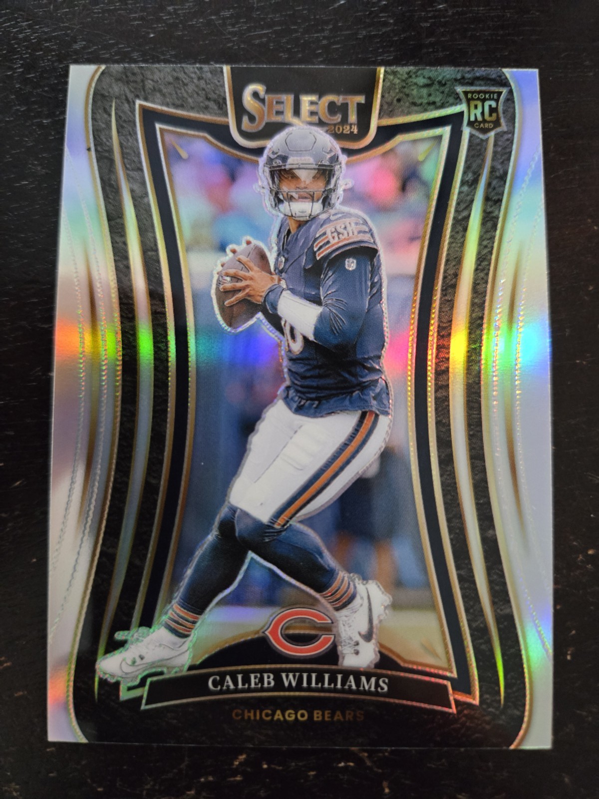 Caleb Williams 2024 Panini Select Suite Level Silver Prizm Bears Rookie #378