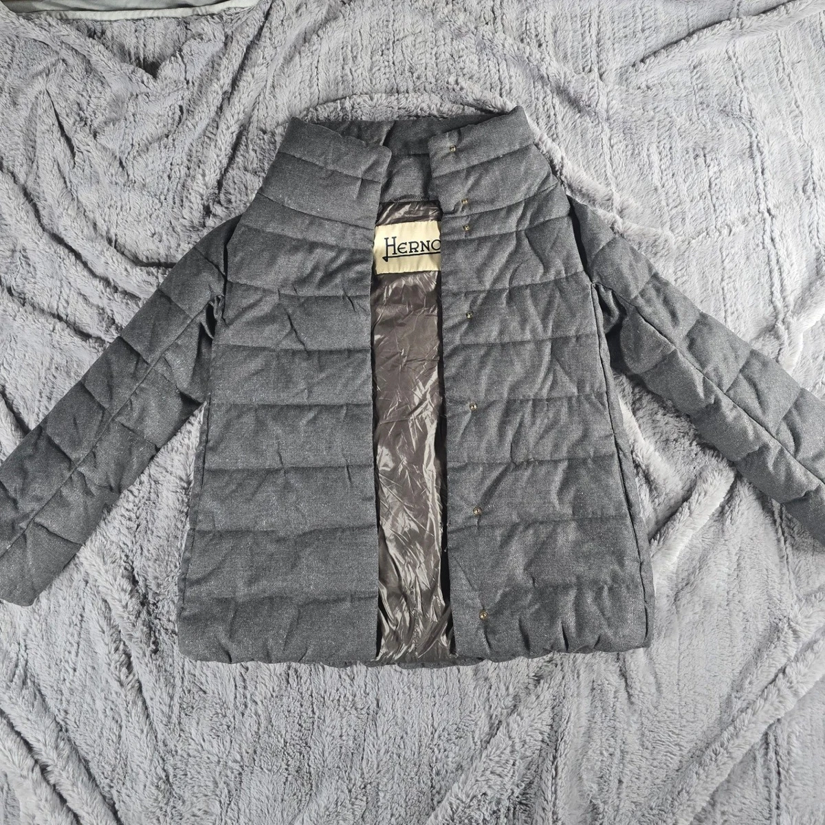 Herno Gray Regular Size Coats, Jackets & Vests for Women for sale 