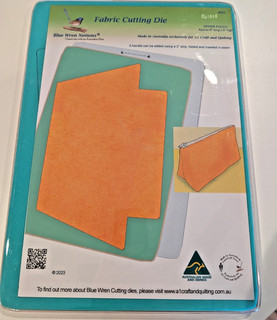 Blue Wren 6933 Sacchetto Cerniera Tessuto Taglio Die 8" x 5" Compatibile AccuQuilt