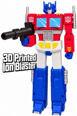 G1 Transformers BIG-FIGS Optimus Prime 30'' Action Figure 3d Printed Gun 