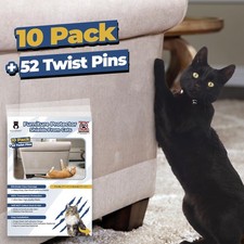KittySmart Furniture Scratch Stopper - Ultra Clear Anti Cat Scratch Shields 1...