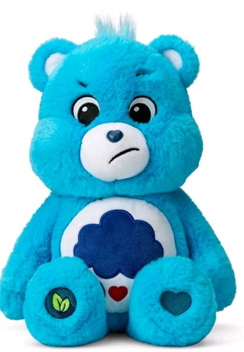14” Grumpy Bear - Blue Plushie for Ages 4+ – Care Bears 14" Grumpy Bear