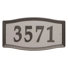 Products Easy Street Address Sign Plaque, Bronze