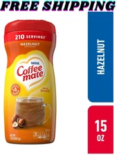 Nestle Coffee Mate Hazelnut Powder Coffee Creamer, 15 oz- FREE SHIPPING