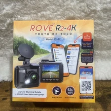Rove R2-4K Dash Cam for Cars Ultra HD 2160P Dash Camera Built-In Wi-Fi  6 & GPS