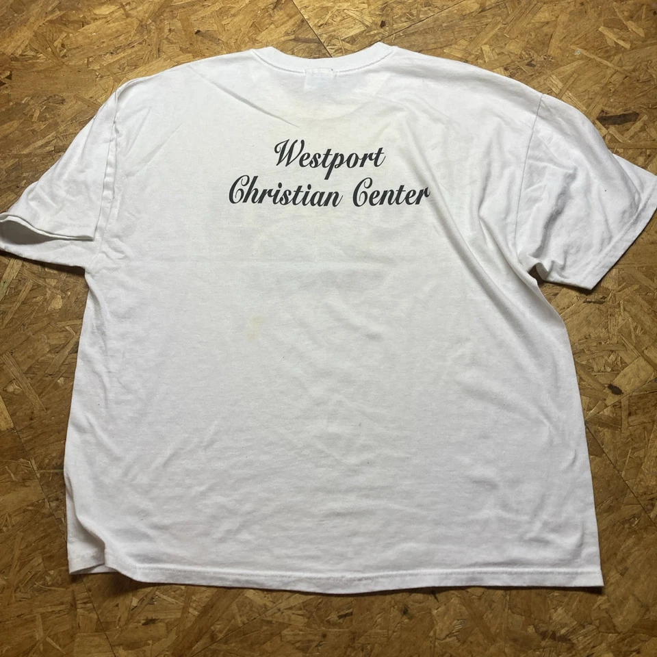 Camisa De Colección Jesús Crucifixión Para Hombres Grande Blanca Gráfica Religiosa Cristiana Camiseta c3 Foto 3 de 4