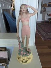 Art Deco Vintage 18 Inch Full Counter Display Flexees Corsets