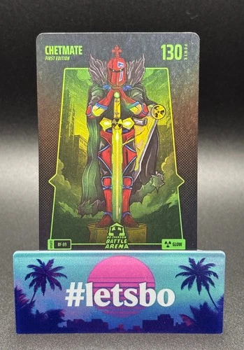 Bo Jackson Battle Arena Update CHETMATE `Chet Holmgren` Battlefoil Glow #BF-89