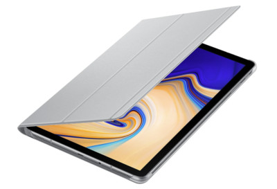 Samsung Galaxy Tab S4 Book Cover zwei Anzeigemodi grau mit S Pen Halter
