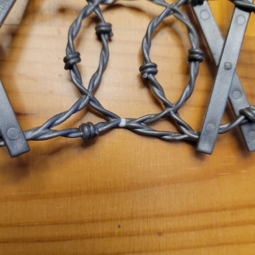 WWE Mattel Jakks Elite Wrestling Figure Size Accessory Barbed Wire Barricade - Picture 2 of 5