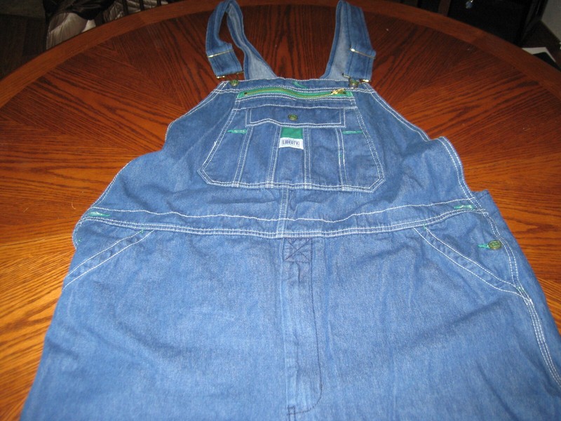 LIBERTY CARPENTER STYLE OVERALLS SZ. 42X30