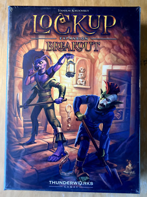 Thunderworks Games Lockup: Breakout - Expansion Board Game -- SEALED NEW!!!