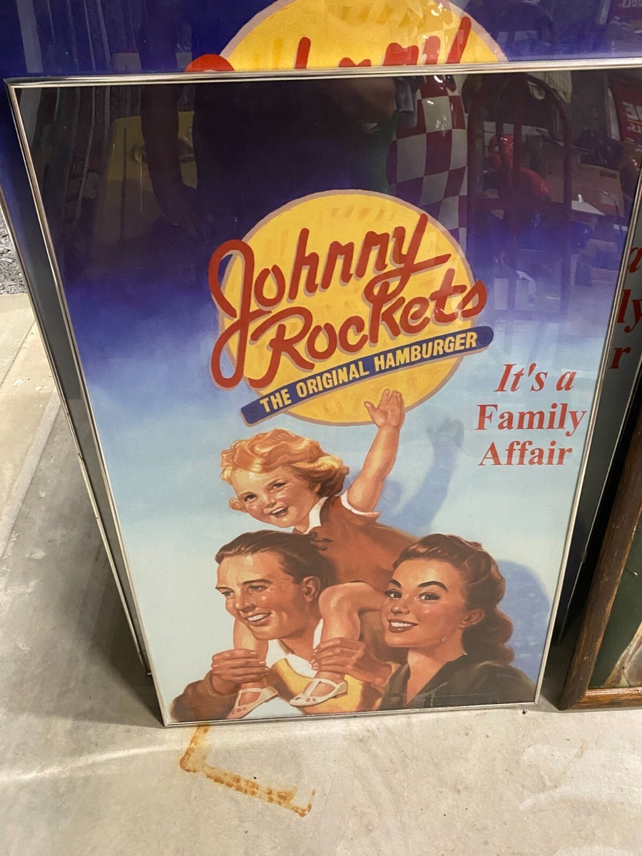 ジョニー ロケット JOHNNY ROCKET ターンテーブル ペンダント Vintage Johnny Rockets Family Affair Restaurant Sign Ice Cream 30