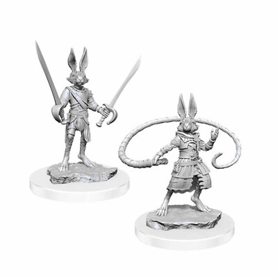 Harengon Rogues Wizkids D&D Nolzur's Marvelous  Minis  Primed- Unpainted - 2021