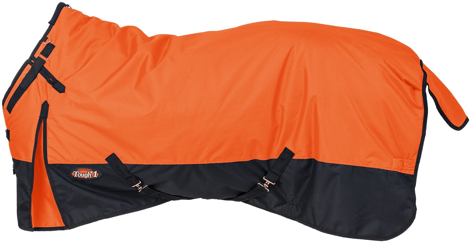 Winter Horse Snuggit Turnout Blanket - 600D - 250 Grams - Sz 69" to 84" - Orange