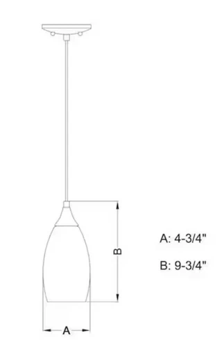 Vaxcel Milano Oil Rubbed Bronze Mini Pendant Ceiling Light Amber Fog Glass New - Picture 2 of 7