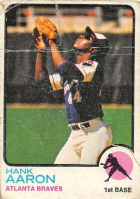 1973 Topps #100 Hank Aaron Braves 2235