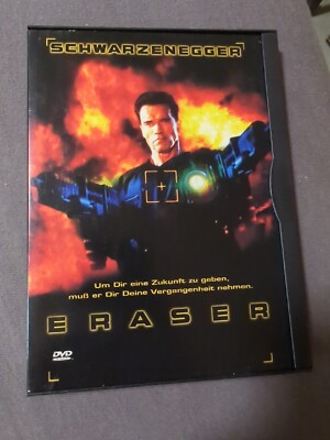 Eraser, DVD in Snappercase ( Papphülle) mit Arnold Schwarzenegger 