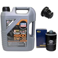 MotoröL Set 5W-30 5 Liter + ÖLfilter + ÖLablassschraube FüR Audi A5 Q5 1.8 2.0