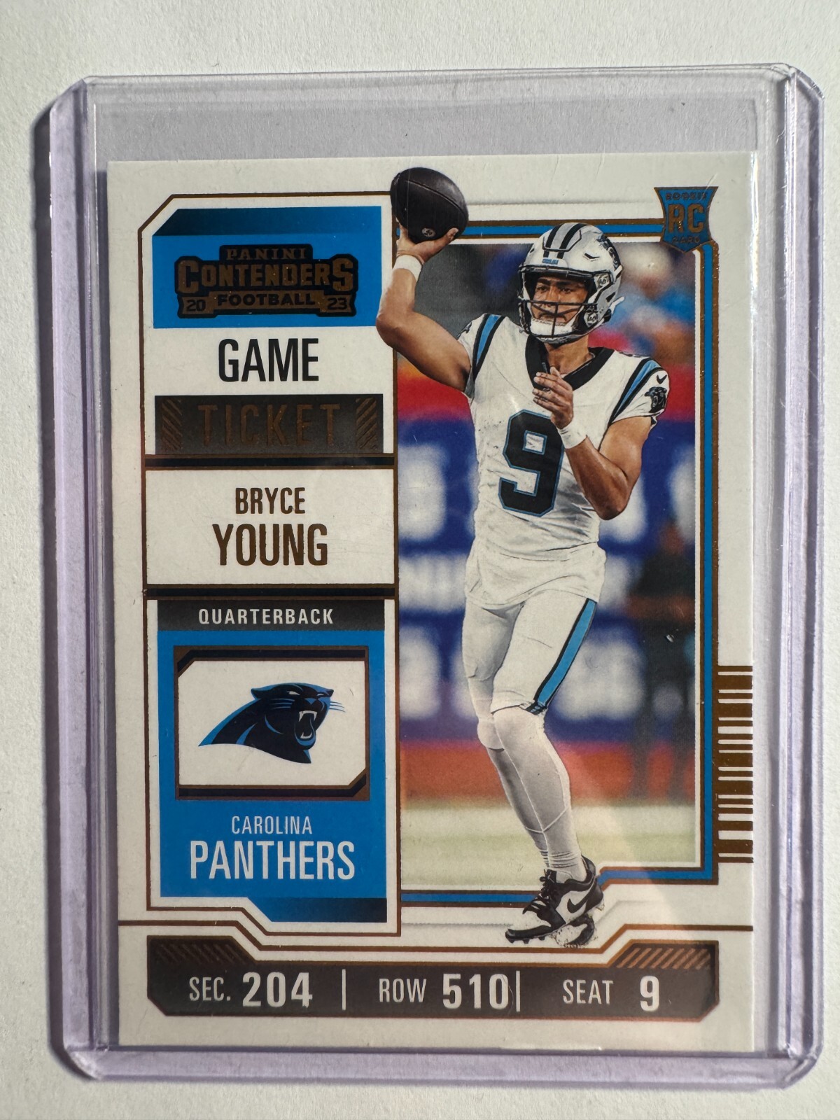 K293,541 - 2023 Panini Contenders Game Ticket Bronze #15 Bryce Young